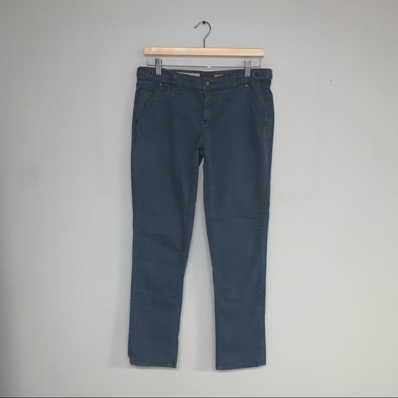 Pilcro and the Letterpress “Hyphen” Low Rise Chinos Pants‎ Blue  Grey Size 28 - Picture 2 of 13